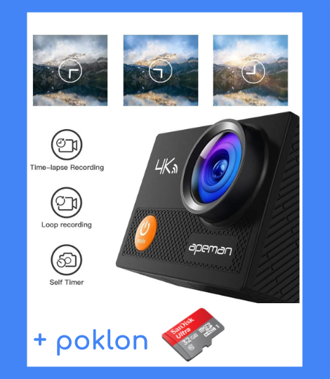 Akciona kamera Apeman A77 - SONY senzor