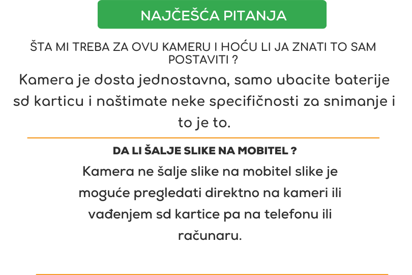 Lovačka kamera LD002 + SD 32 GB