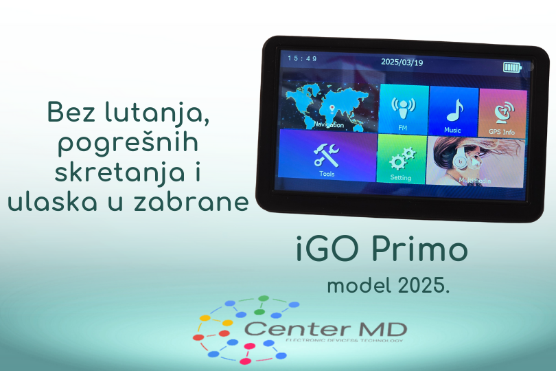 2025 iGO Primo GPS navigacija kamionski i auto 800mhz