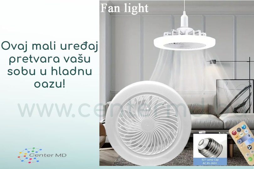 Led sijalica ventilator E27
