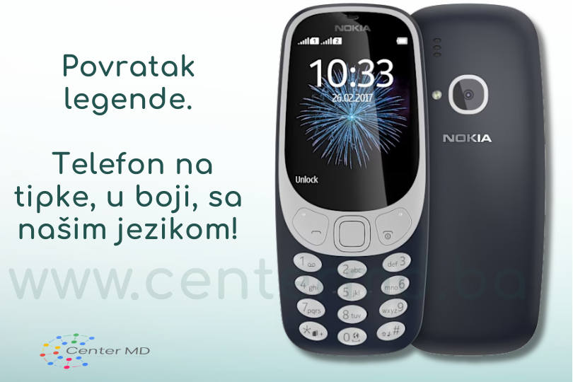 Mobitel 3310 na tipke - telefon na tipke