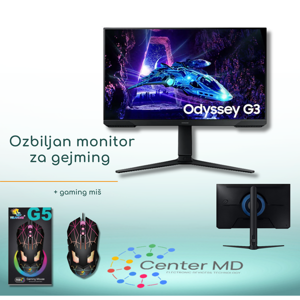 Gaming Monitor Samsung G3 G30D 24"
