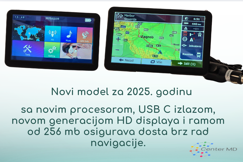 2025 iGO Primo GPS navigacija kamionski i auto 800mhz