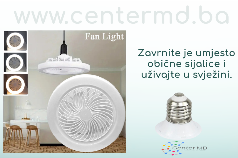 Led sijalica ventilator E27