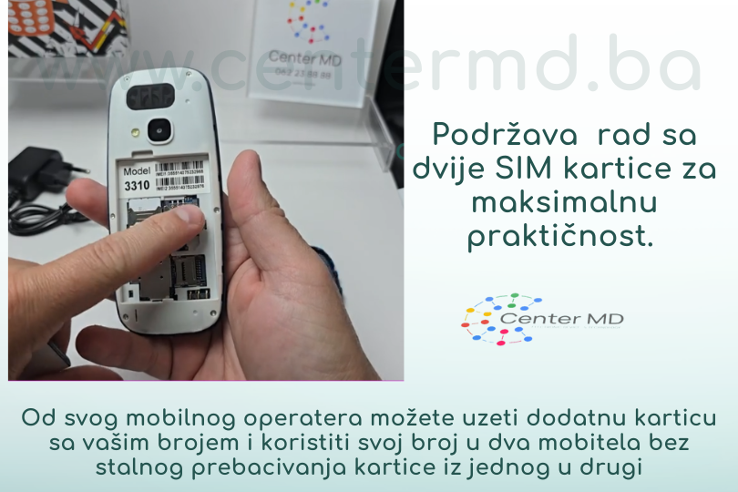 Mobitel 3310 na tipke - telefon na tipke