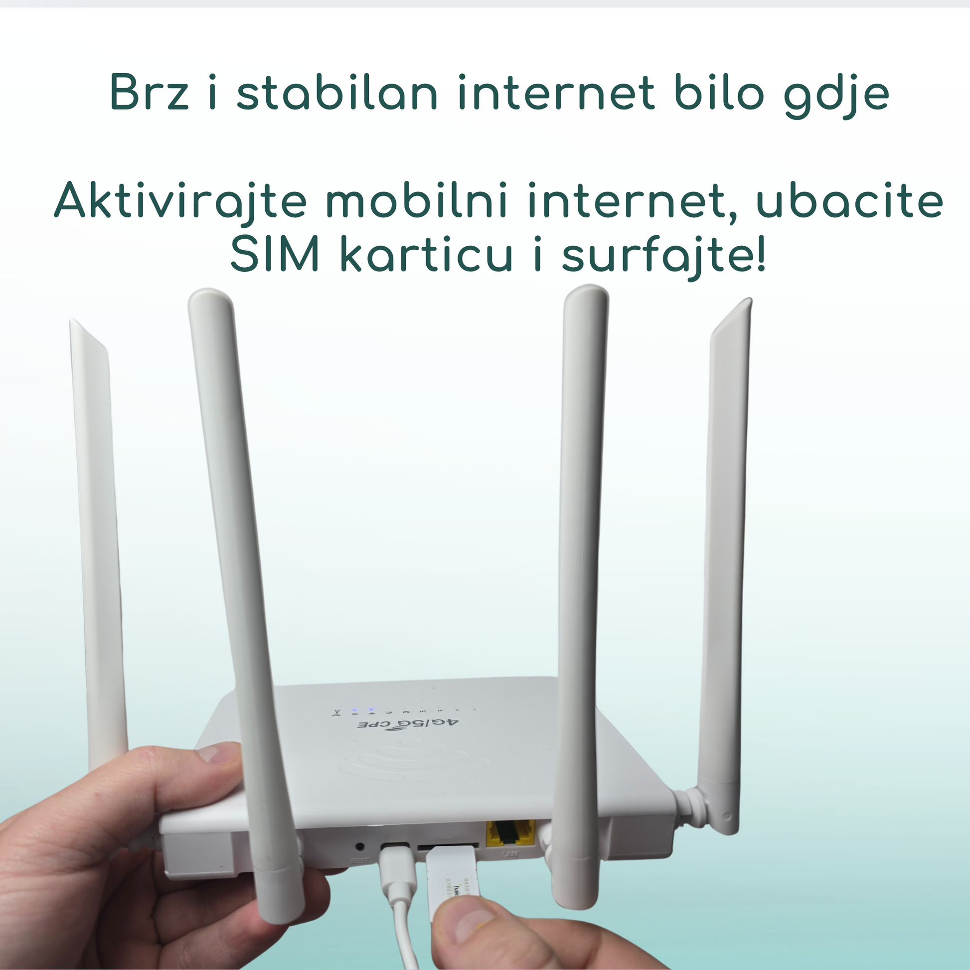 4G/5G internet ruter sa sim karticom