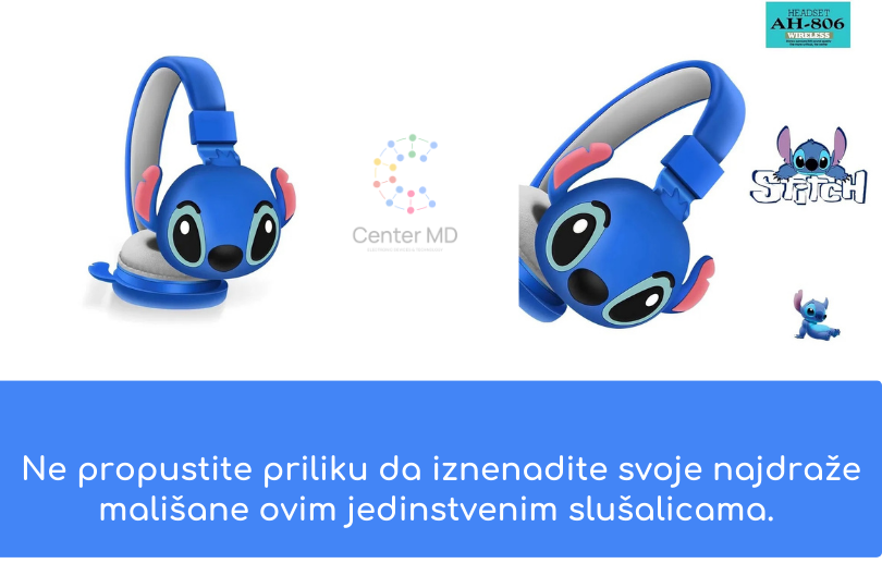 Stitch AH806 Bežične Bluetooth Slušalice