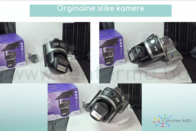 4G solarna pokretna dvostruka kamera