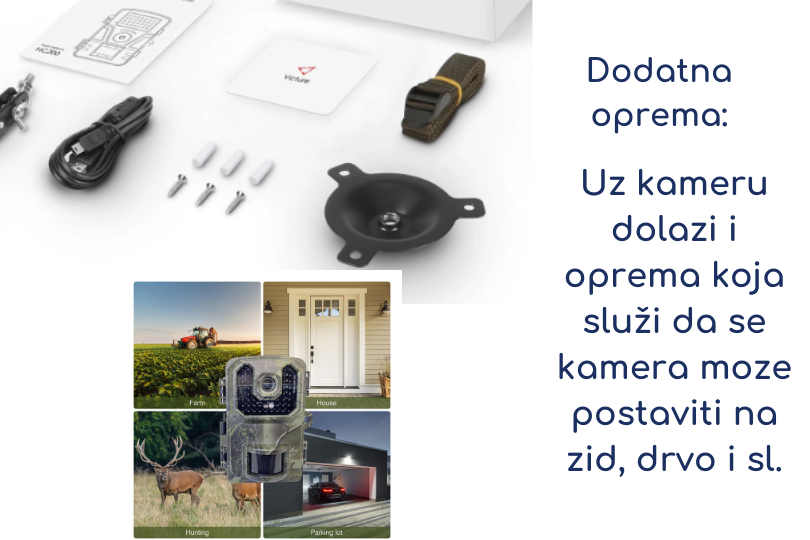 Lovačka kamera LD002 + SD 32 GB